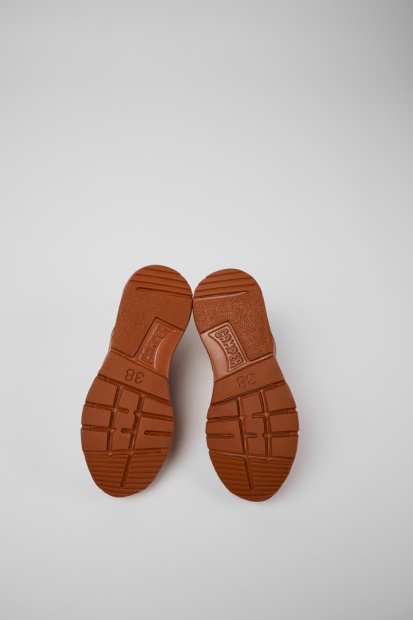 Drift Røde Skinn Joggesko For Kvinner Eksklusiv Campingvogn