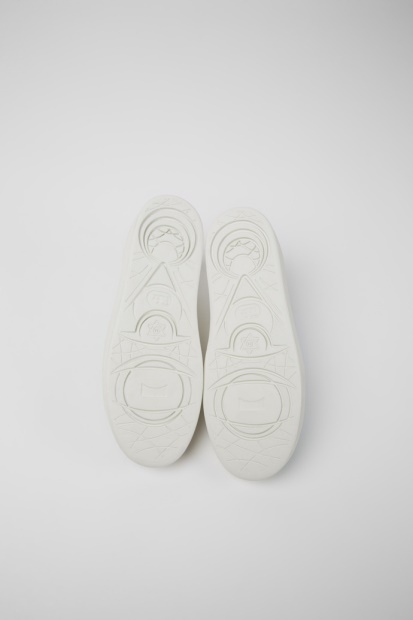 Eksklusiv Campingvogn Tvillinger Grønne Blå Og Hvite Skinn Joggesko For Kvinner