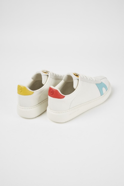 Tvillinger Hvitt Semsket Skinn Og Skinn Joggesko Camper Nye Ankomster