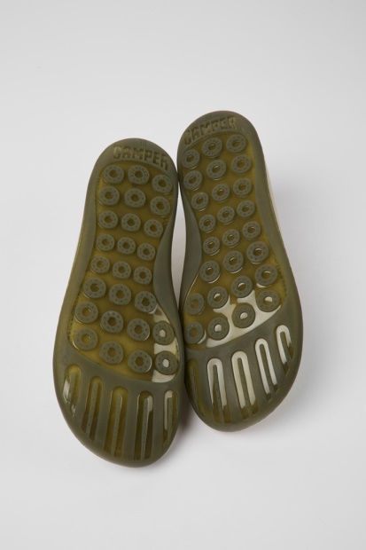 Camper Peu Grå Skinnsko For Kvinner Nyankomne