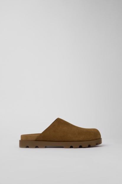 Campingvogn Design Brutus Sandal Brune Skinntresko For Kvinner
