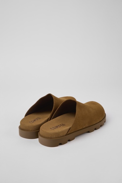 Campingvogn Design Brutus Sandal Brune Skinntresko For Kvinner