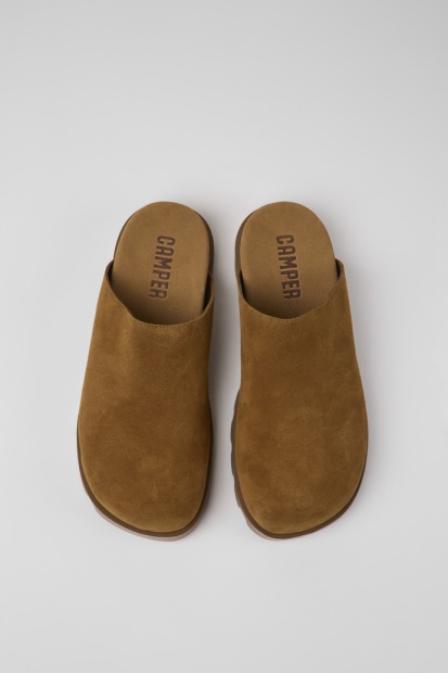 Campingvogn Design Brutus Sandal Brune Skinntresko For Kvinner
