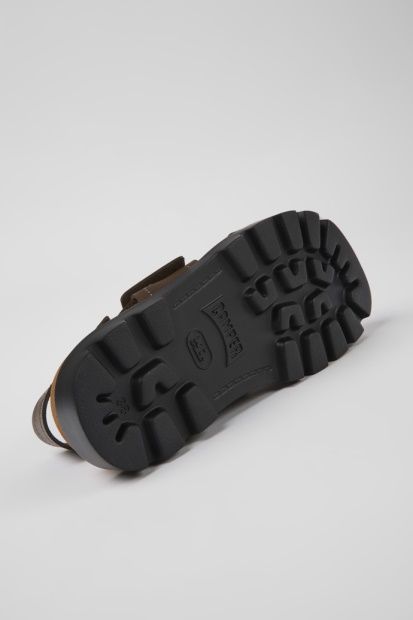 Camper Brutus Sandal Brune Skinnsandaler For Kvinner Nyankomne