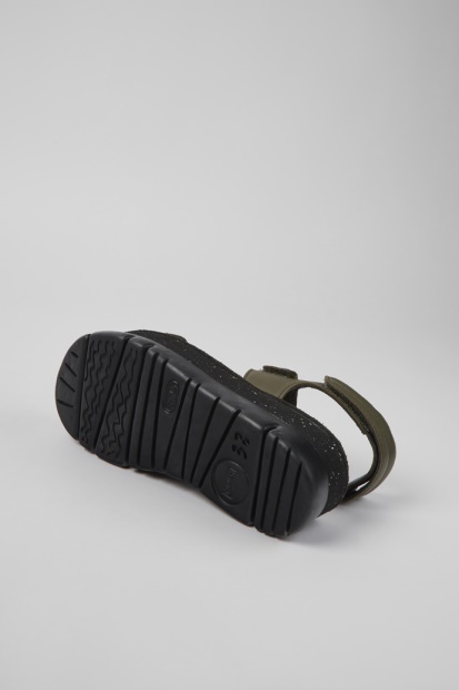 Camper Oruga Up Grønne Skinnsandaler For Kvinner Nyankomne