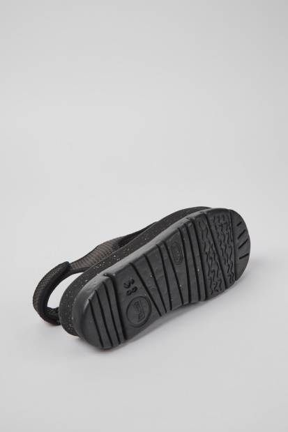 Camper Design Oruga Up Grå Tekstilsandaler For Kvinner