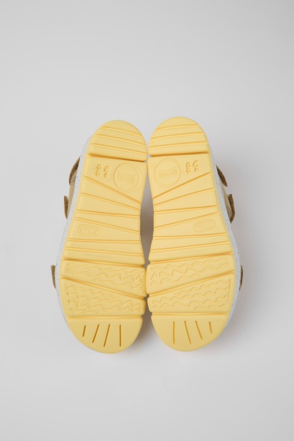 Design Oruga Up Beige Skinnsandaler Til Damecamper