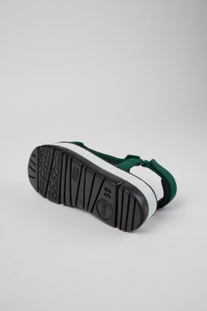 Oruga Up Grønne Tekstilsandaler For Kvinner Eksklusiv Campingvogn