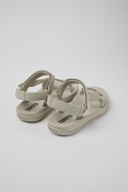 Match Grå Tekstilsandaler For Kvinner Eksklusiv Campingvogn