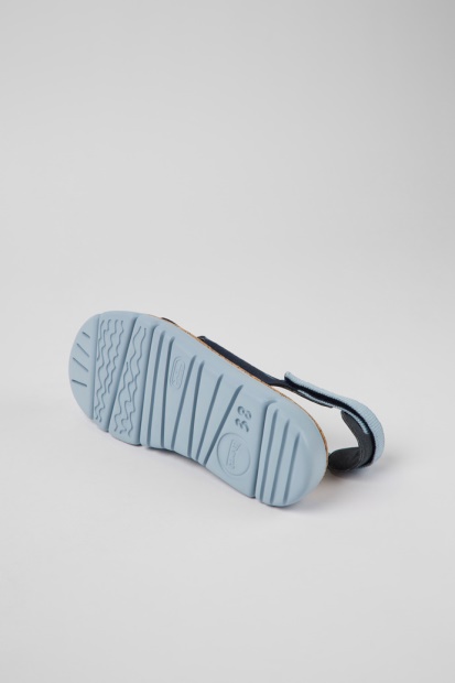 Design Oruga Flerfarget Nubuck Og Tekstilsandaler For Kvinnelige Campingvogner