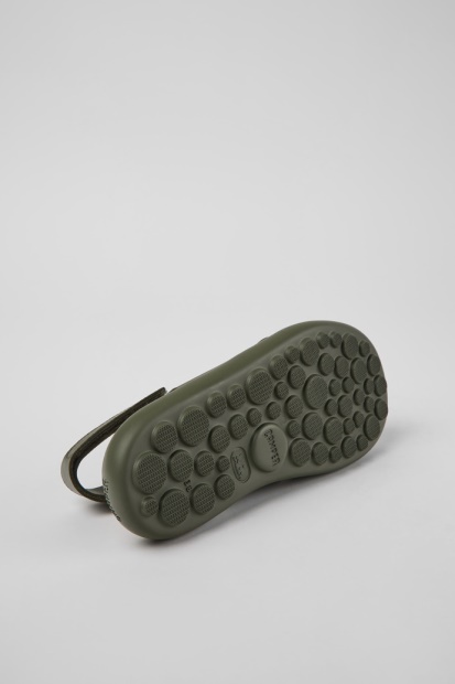 Camper Pelotas Flota Grønne Skinnsandaler For Kvinner Nyankomne