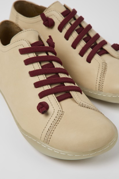 Camper Design Peu Beige Skinnsko For Kvinner