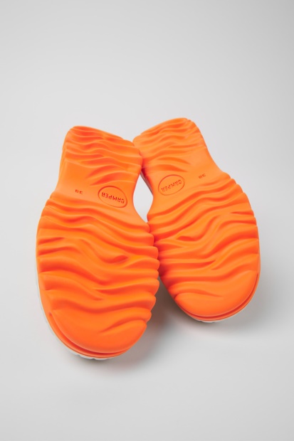 Camper Design Teix Beige Og Hvite Resirkulerte Tekstilsko For Kvinner