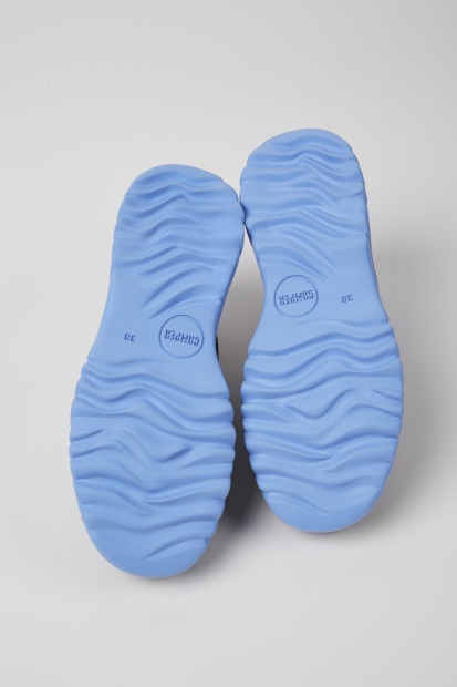 Design Teix Grønn Og Grå Resirkulerte Tekstilsko For Damecamper