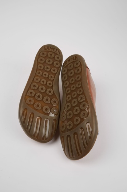 Camper Design Tvillinger Brune Og Blå Skinnsko For Kvinner