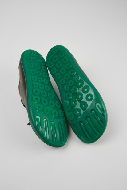 Peu Grå Skinnsko For Kvinner Eksklusiv Campingvogn