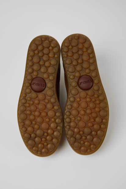 Camper Design Pelotas Brune Skinnsneakers For Kvinner