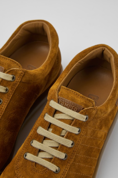 Pelotas Brune Nubuck Sneakers For Kvinner Eksklusiv Campingvogn