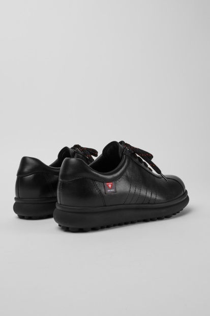 Pelotas Protect Svarte Skinn Joggesko For Kvinner Eksklusiv Camper