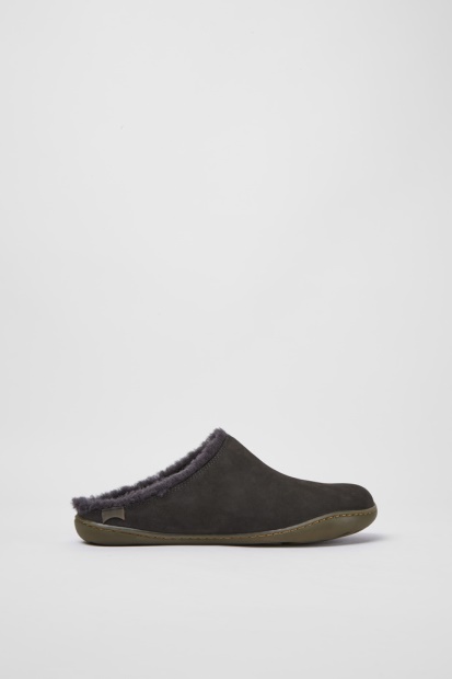 Camper Peu Mørkegrå Nubuck Sko For Kvinner Nyankomne