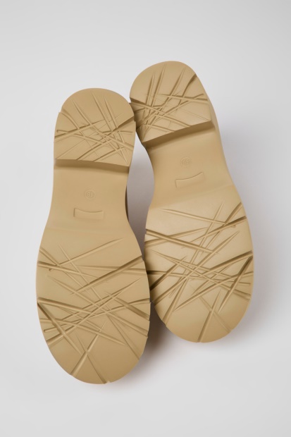 Camper Milah Beige Loafers I Skinn For Kvinner Nyankomne