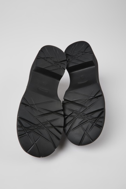 Milah Sorte Loafers I Skinn For Kvinner Bobil Nyankomne