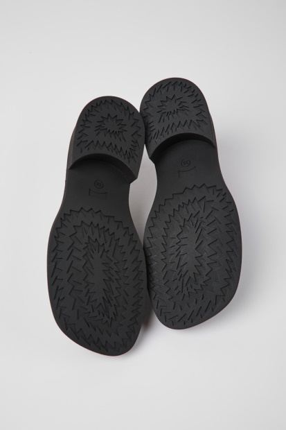 Camper Design Taylor Svarte Loafers I Skinn For Kvinner