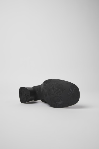 Kiara Svart Skinn Muldyr For Kvinner Bobil Nyankomne