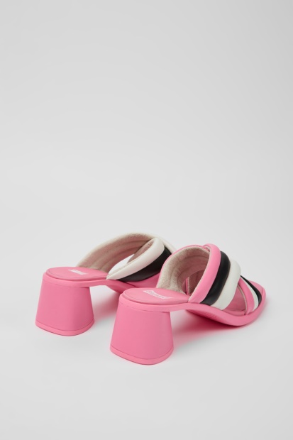 Tvillinger Flerfargede Skinnsandaler For Kvinner Bobil Nyankomne