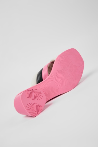 Tvillinger Flerfargede Skinnsandaler For Kvinner Bobil Nyankomne