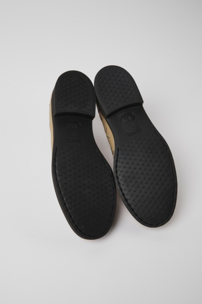 Eksklusiv Camper Twins Beige Skinnsko For Kvinner