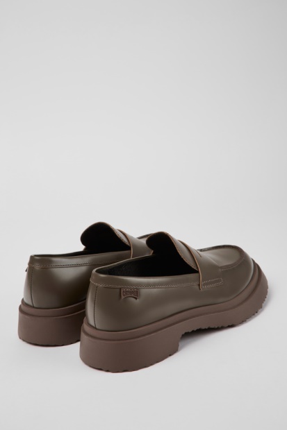 Eksklusive Camper Walden Brune Loafers I Skinn For Kvinner