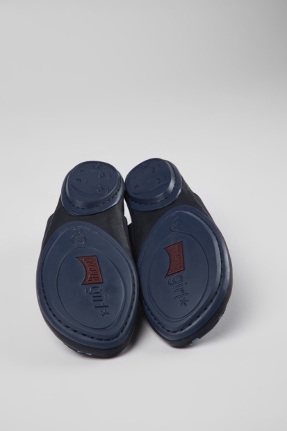 Design Riktig Flerfarget Nubuck Og Lær Ballerinaer For Kvinnelige Campingvogner