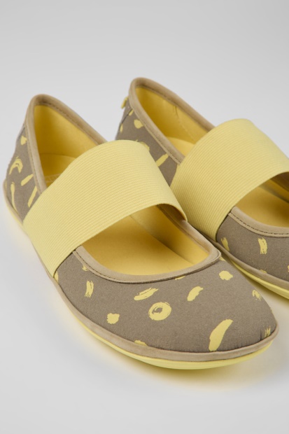 Campingvogn Design Rett Hvit Tekstil Og Nubuck Joggesko For Kvinner