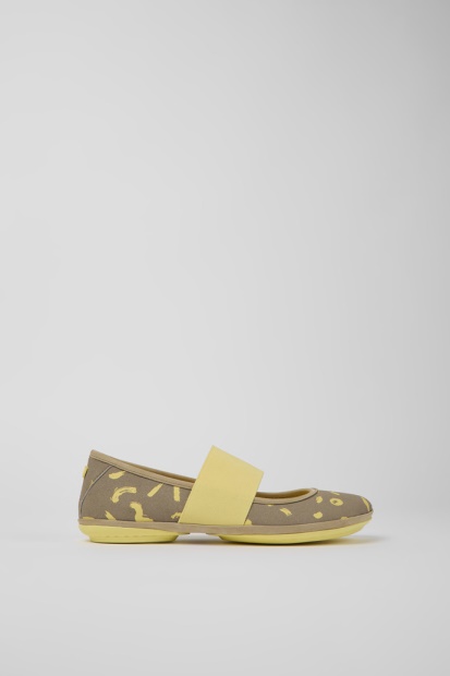 Campingvogn Design Rett Hvit Tekstil Og Nubuck Joggesko For Kvinner