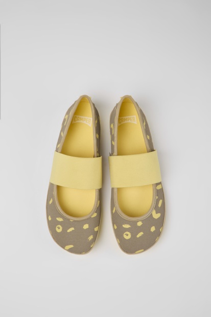 Campingvogn Design Rett Hvit Tekstil Og Nubuck Joggesko For Kvinner