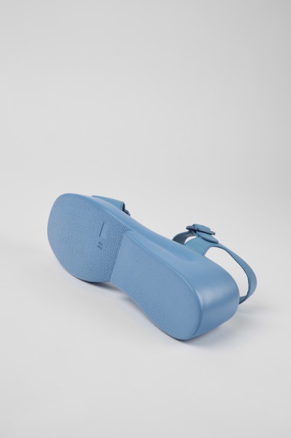 Kaah Blå Skinnsandaler For Kvinner Eksklusiv Campingvogn