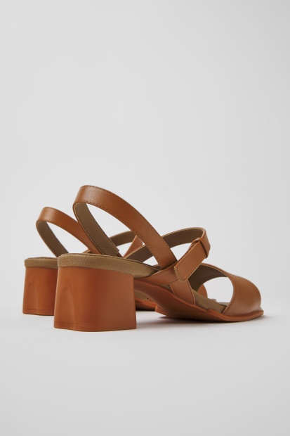 Campingvogn Design Katie Brun Sandal Med Reim For Kvinner