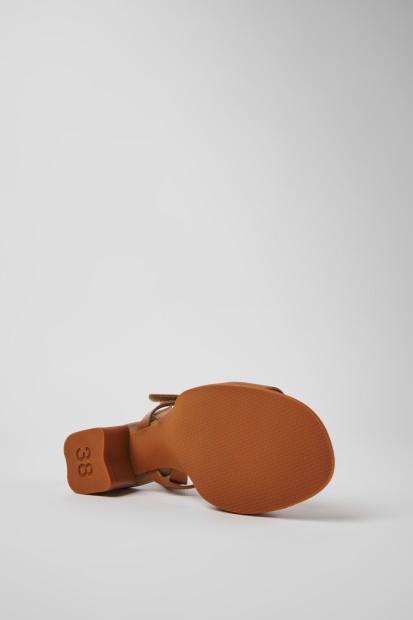 Campingvogn Design Katie Brun Sandal Med Reim For Kvinner
