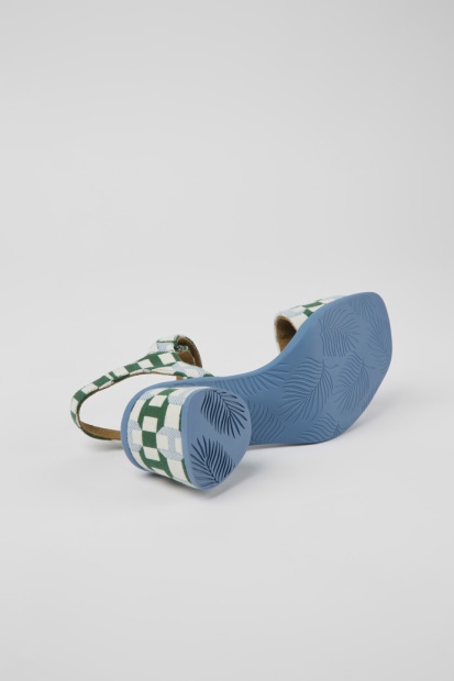 Eksklusiv Campingvogn Kiara Flerfarget Organisk Bomull Sandaler For Kvinner