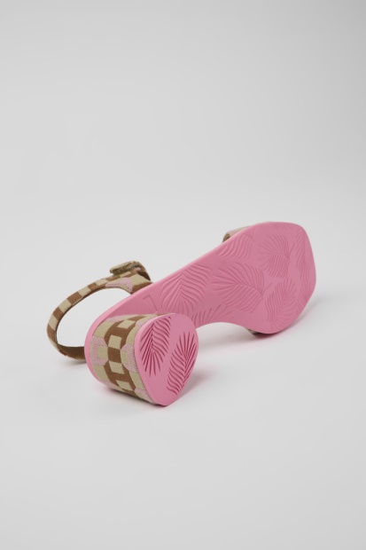 Campingvogn Design Kiara Flerfarget Organisk Bomull Sandaler For Kvinner