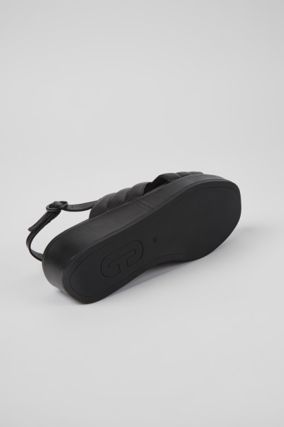 Eksklusiv Camper Misia Svarte Skinnsandaler For Kvinner