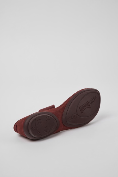 Design Riktige Burgunder Nubuck-sandaler For Kvinnelige Campingvogner