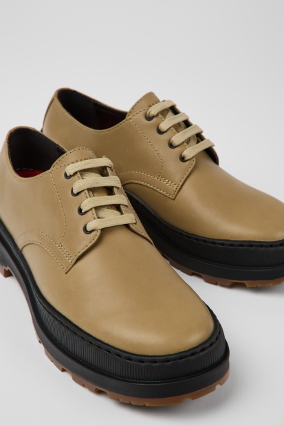 Eksklusiv Camper Brutus Trek Michelin Beige Skinnsko For Kvinner