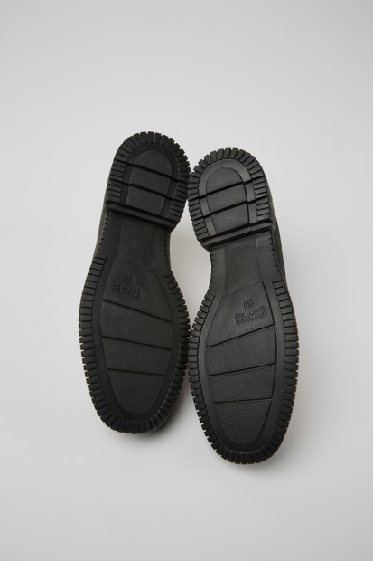 Camper Design Pix Rosa Og Svarte Snøresko I Skinn For Kvinner