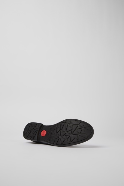 Camper Design Mil Sorte Snøresko I Skinn For Kvinner