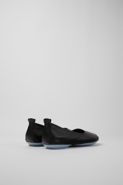 Eksklusiv Camper Høyre Svarte Skinnsko For Kvinner