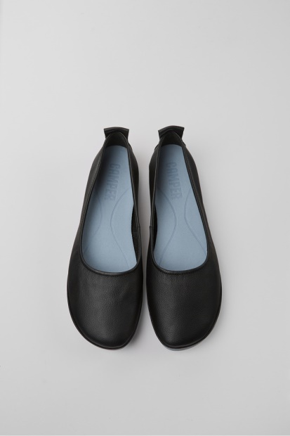 Eksklusiv Camper Høyre Svarte Skinnsko For Kvinner