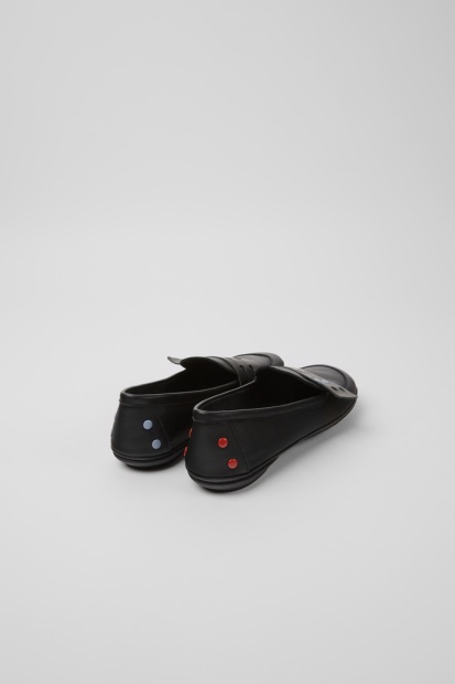 Tvillinger Svart Skinn Damesko Bobil Nyinnkomne