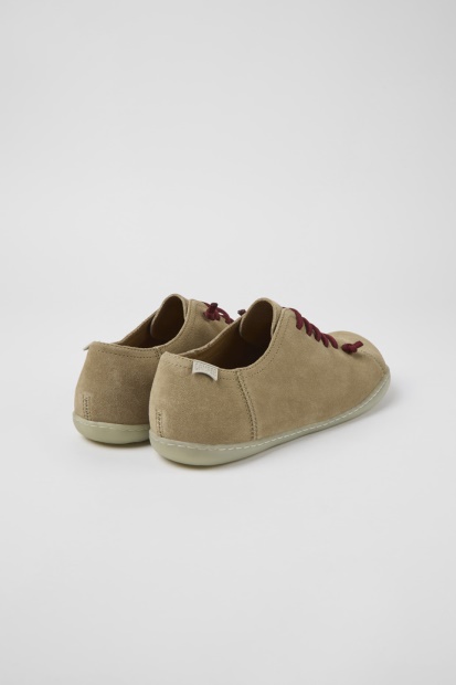 Camper Peu Beige Nubuck Sko For Herre Nyankomne